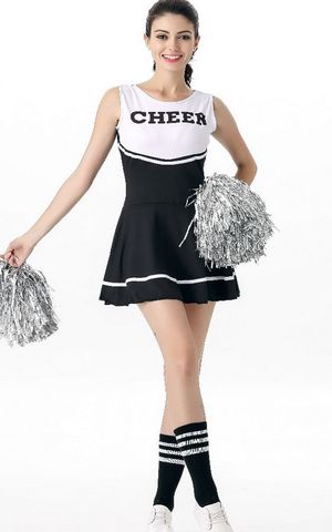 F1749 Korean womens team students cheerleaders costume